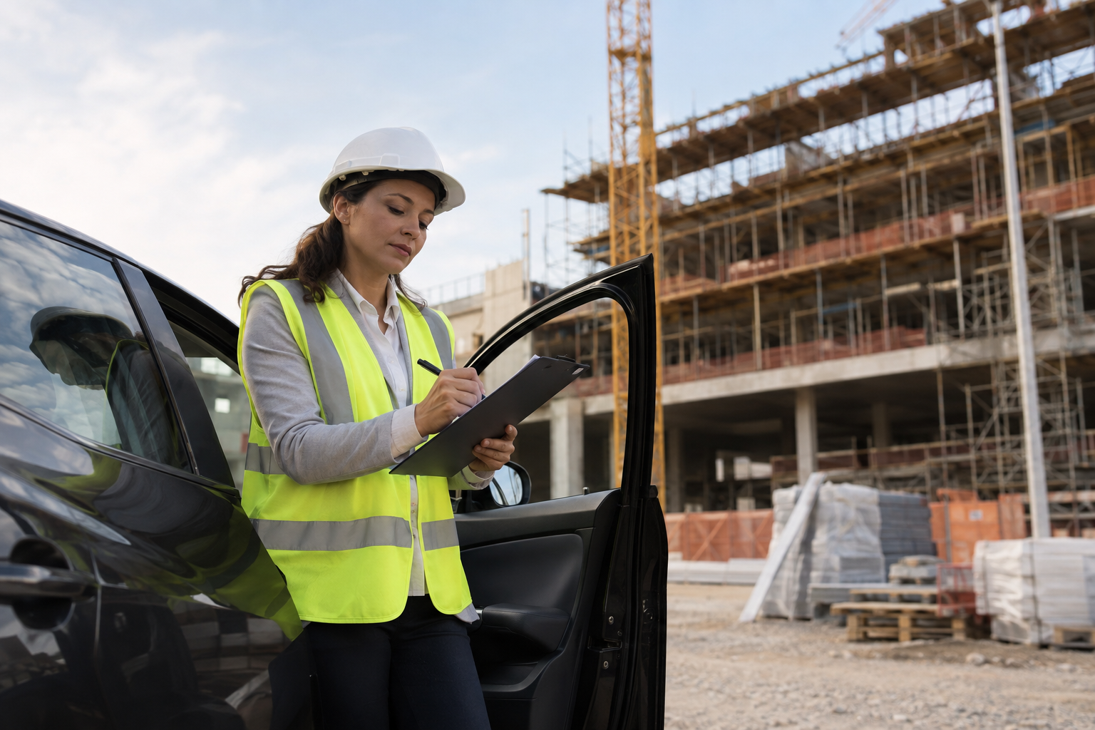 Ilustracja do artykułu: Auto architekta na budowie: plan serwisu między spotkaniami